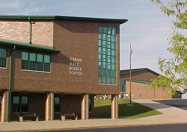 Exterior picture of Stephen Mack Middle School