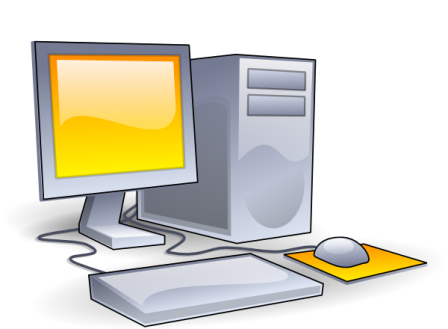 Image of a computer and monitor